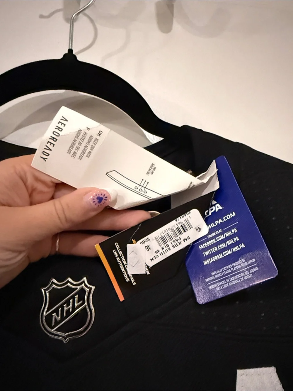 NWT Boston Bruins Pastrnak #88 size 46 100 year anniversary jersey